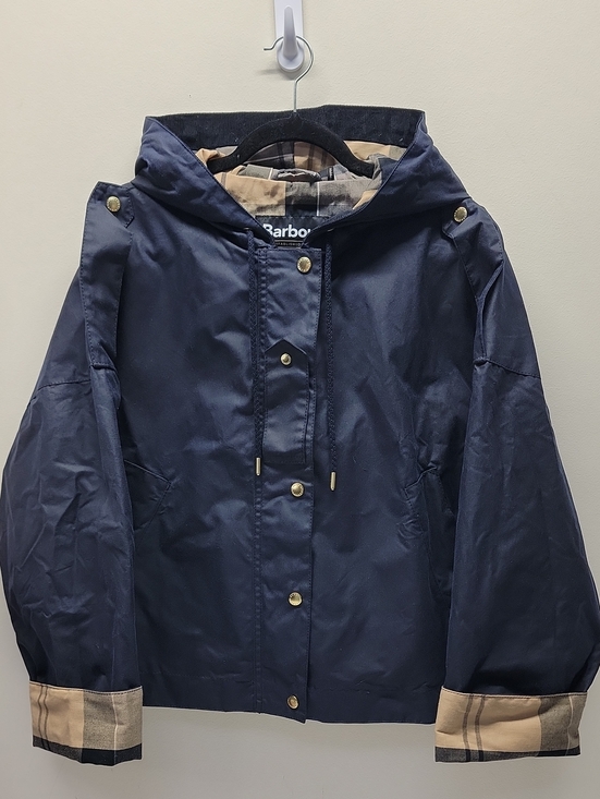 Barbour Jackets & Blazers - Barbour NWOT Ryedale Waxed Cotton Women's Jacket Sz 8 Deep NAVY